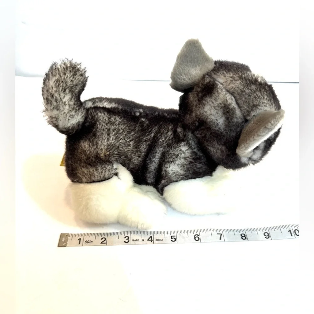 Miyoni Aurora Siberian Husky Puppy Dog Soft Plush Stuffed Animal 9